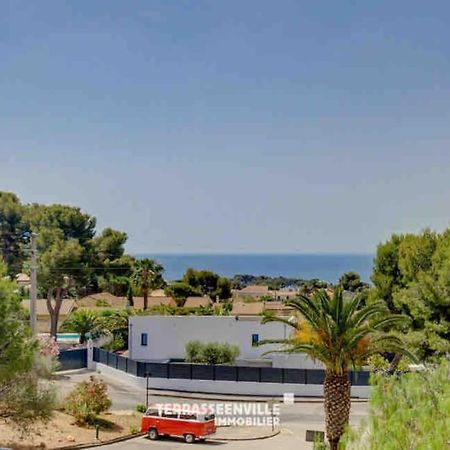 Tres Bel Appartement Climatise Terrasse Et Vue Mer Bandol Dış mekan fotoğraf